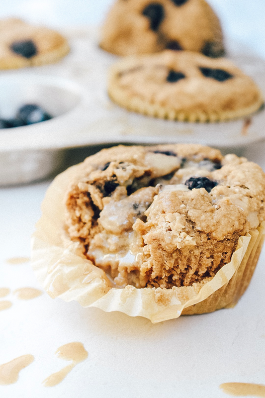 Banana Blueberry Muffins