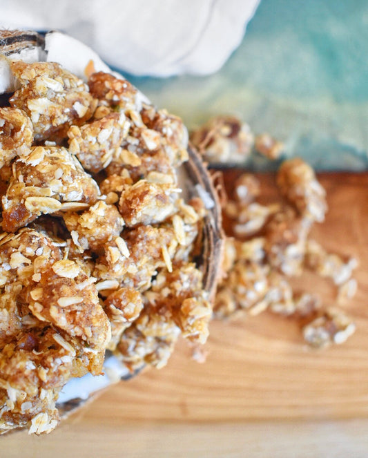 Nutty Peanut Butter Rawnola | Emmy’s Organics