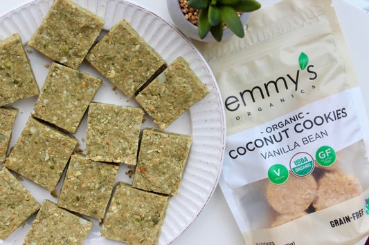 Coconut Pumpkin Seed Hemp Bars