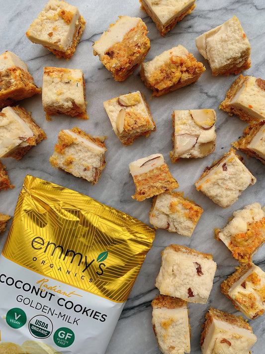 No Bake Carrot Cake Bars | Emmy's Organics