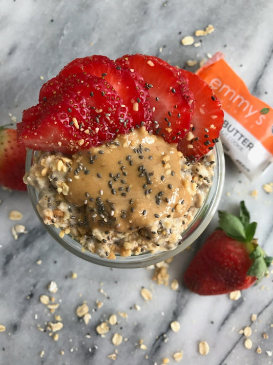 Dreamy Peanut Butter Overnight Oats