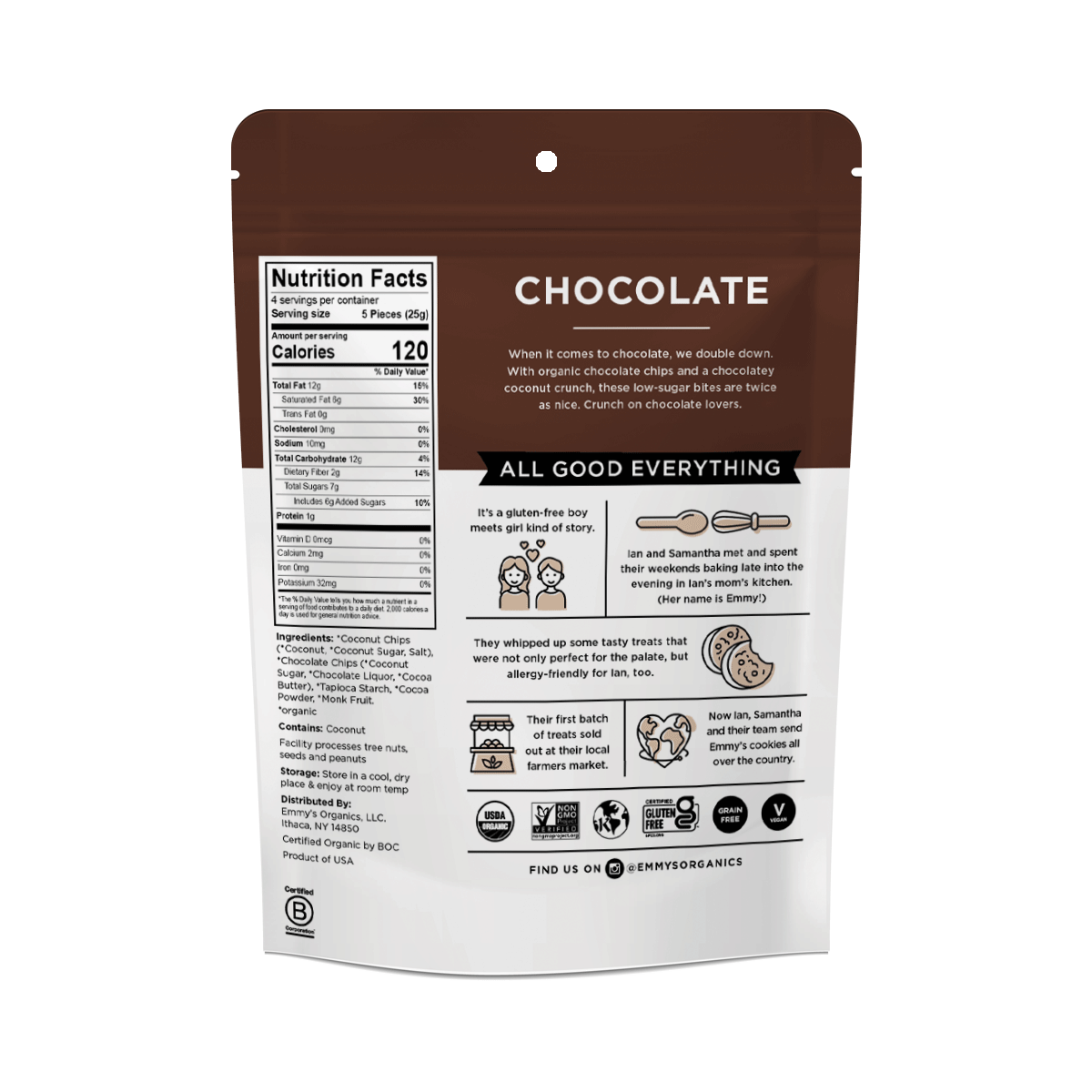 Wholesale Chocolate Crunch'Ems Mastercase (24 Units)
