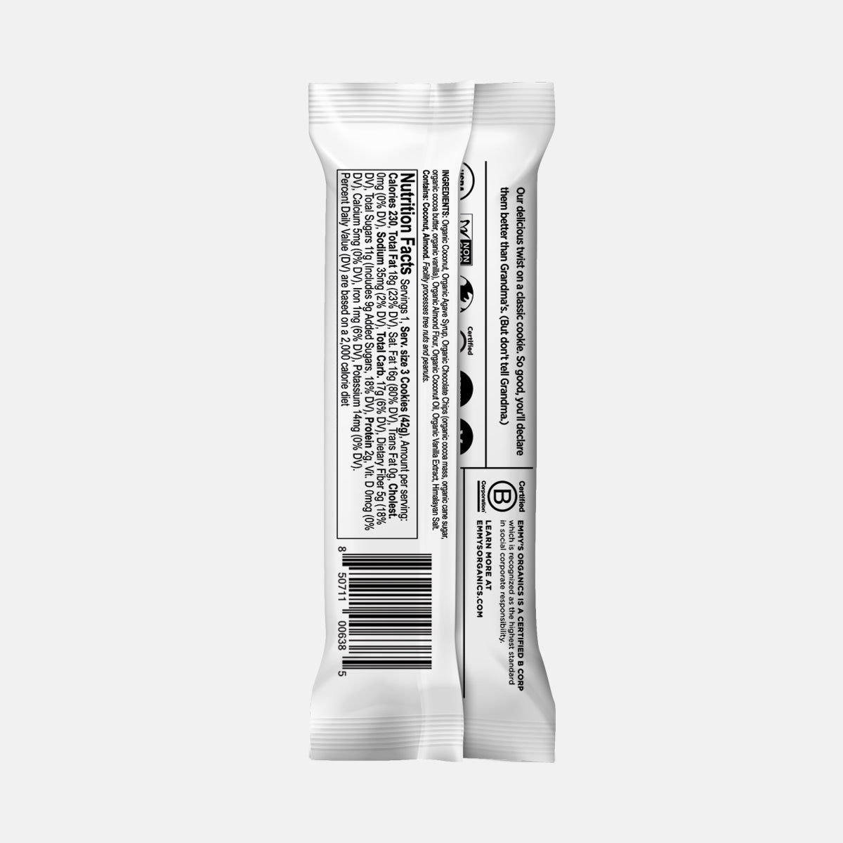 Organic Chocolate Chip – Grab&Go