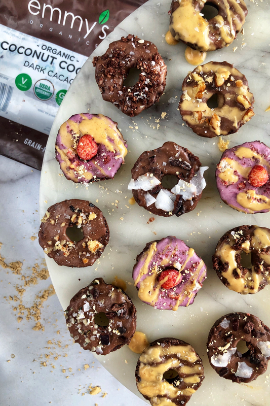 Cacao Cookie Mini Donuts