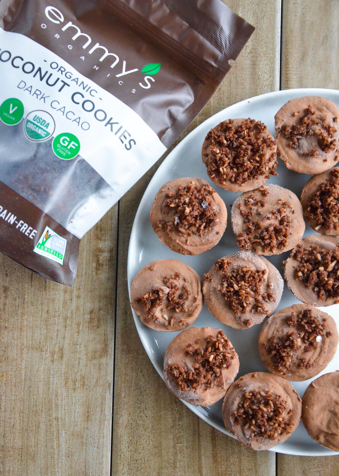 Vegan Mini Chocolate Pies | Emmy's Organics