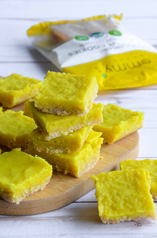 Lemon Ginger Turmeric Bars | Emmy’s Organics