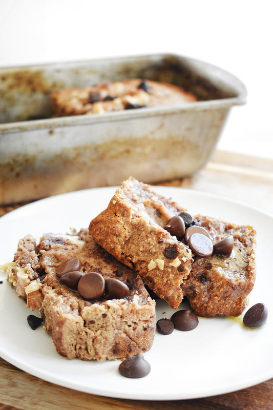 Coconut Chocolate Chip Banana Nut Bread | Emmy’s Organics