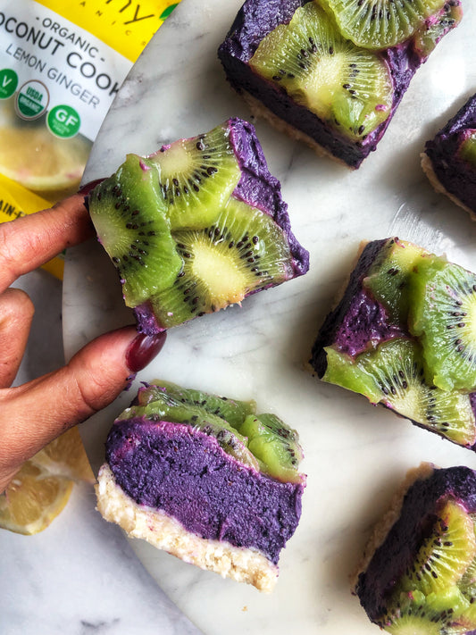 Blueberry Kiwi Cheesecake | Emmy's Organics