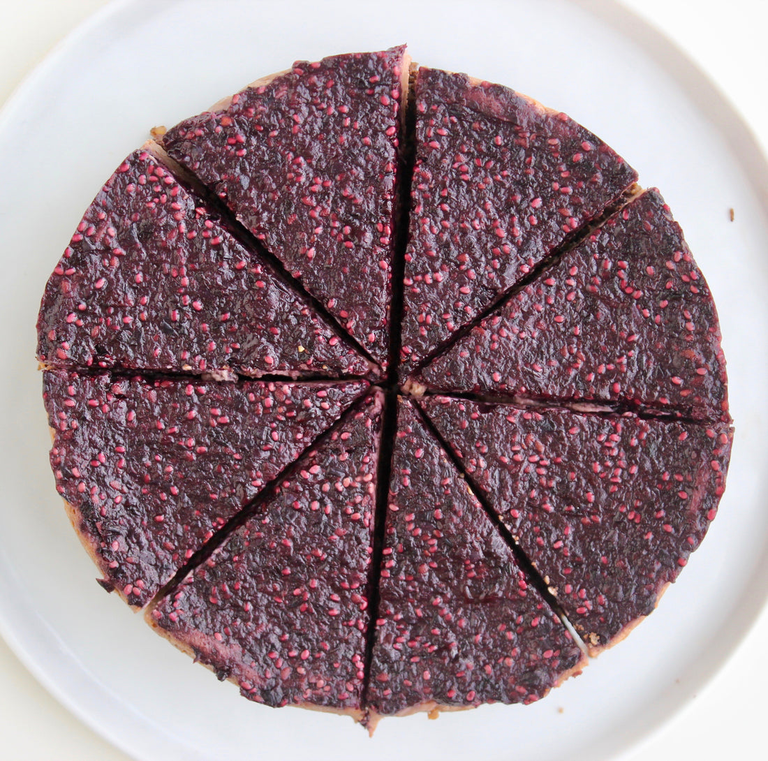 Strawberry Cheesecake with Chocolate Coconut Crust | Emmy's Organics