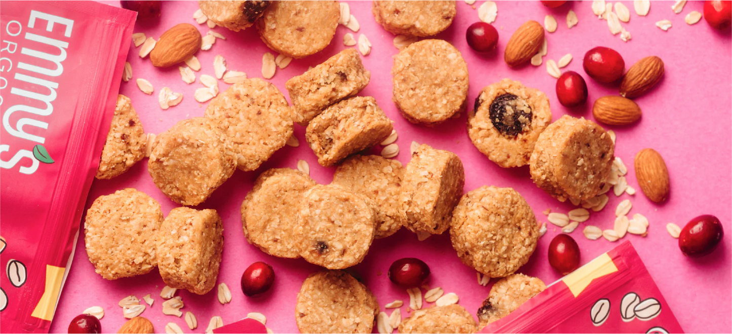 Almond Cranberry Trail Cookies