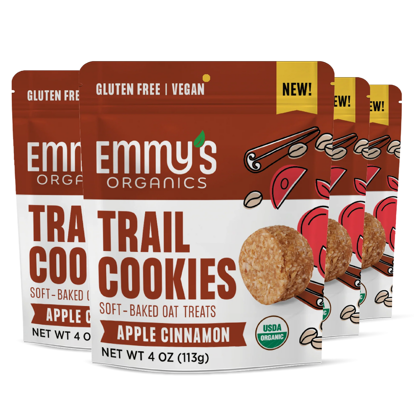 New! Apple Cinnamon Trail Cookies