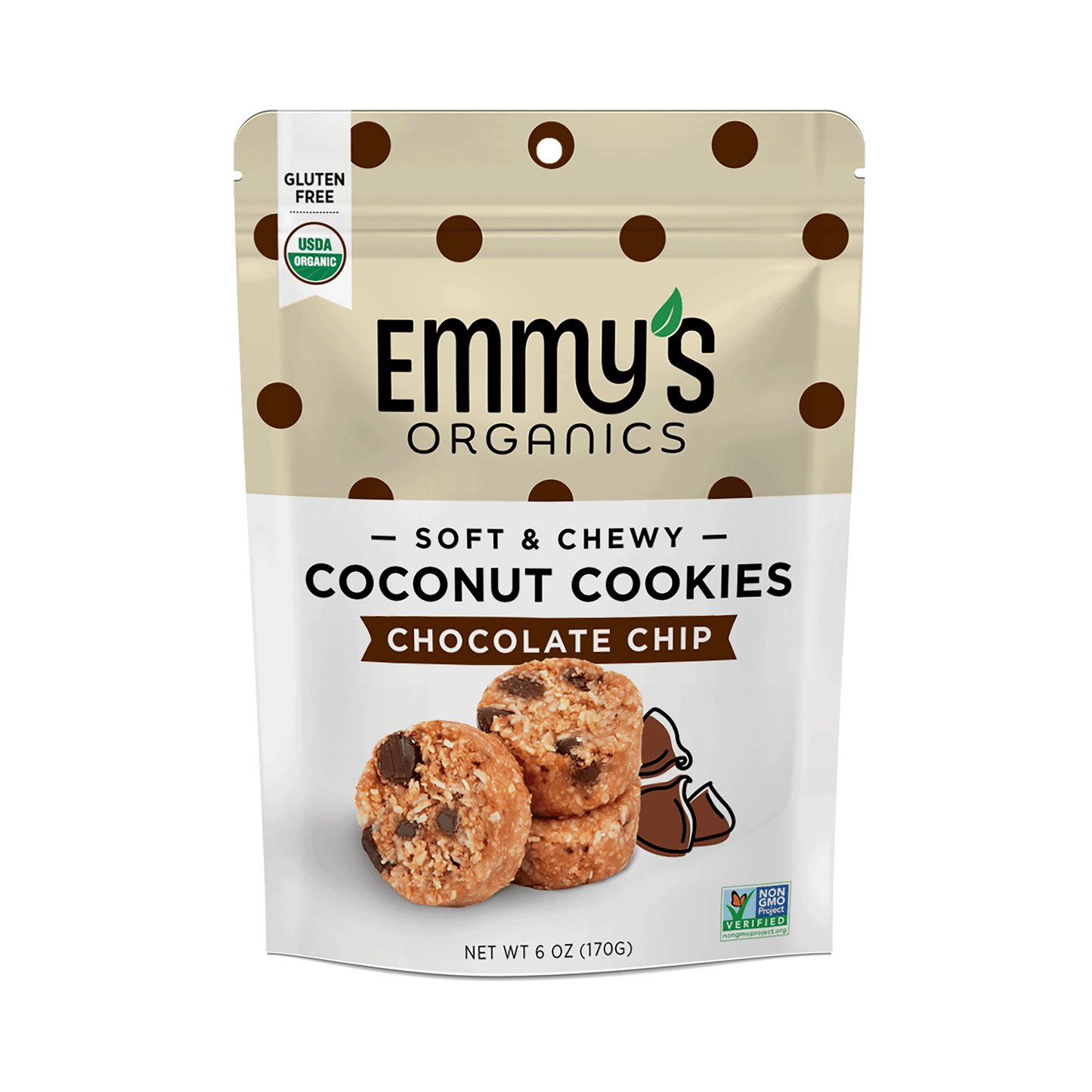 Organic Chocolate Chip Coconut Cookies