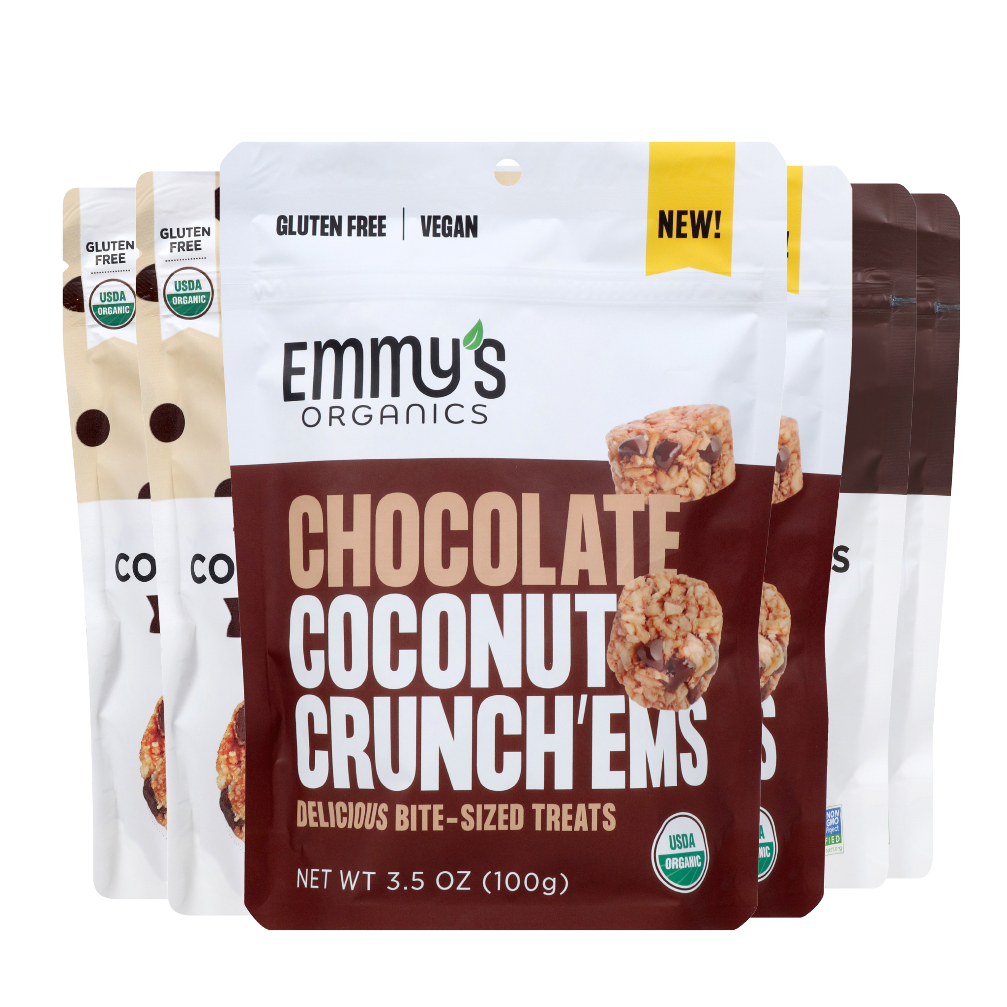 Chocolate Lovers Bundle, Cookies + Crunch'Ems | Emmy's Organics