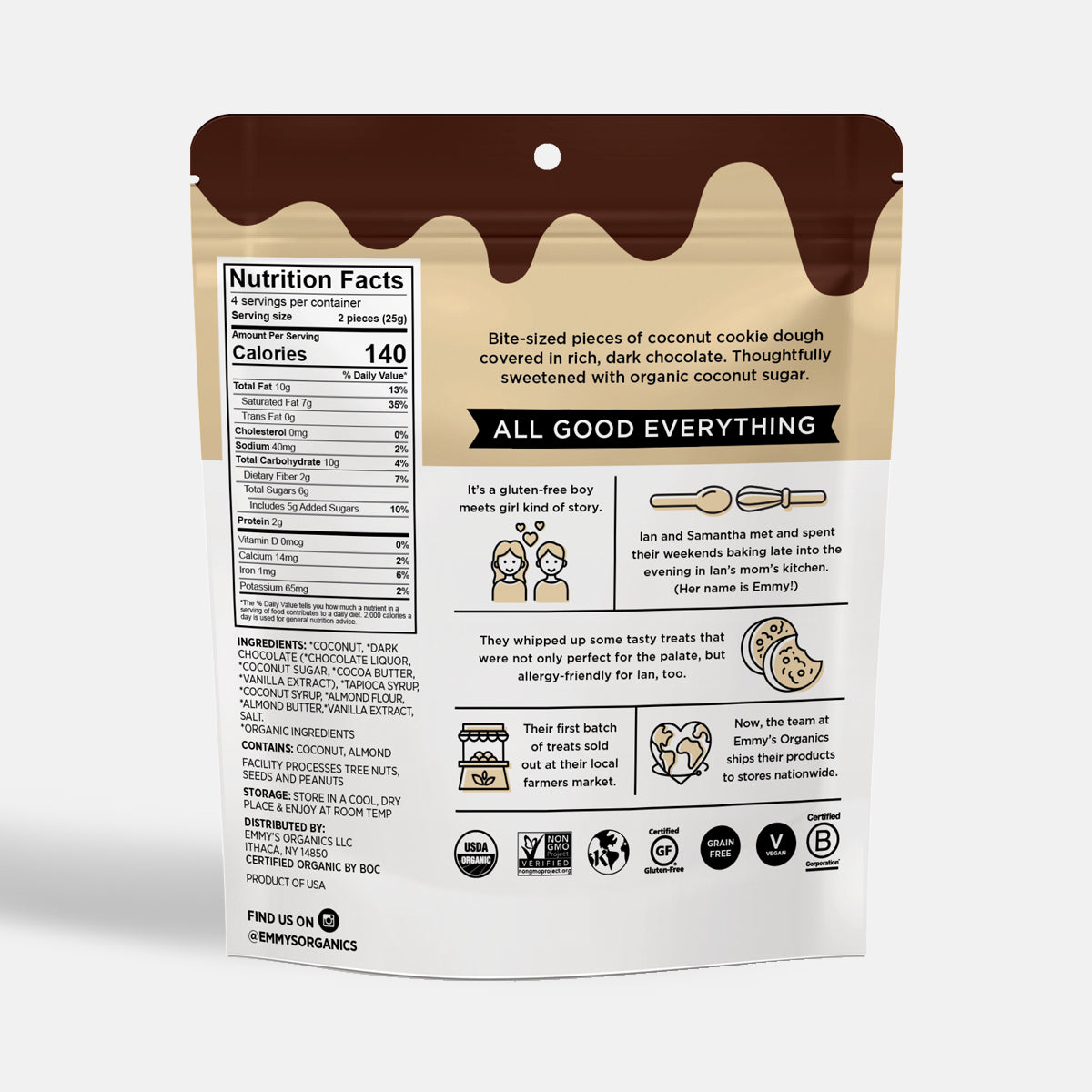 WHOLESALE CHOCOLATE COVERED VANILLA - MASTER CASE (24 UNITS)